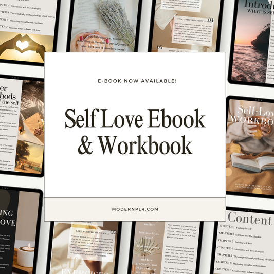 Self Love Ebook & Workbook PLR/MRR
