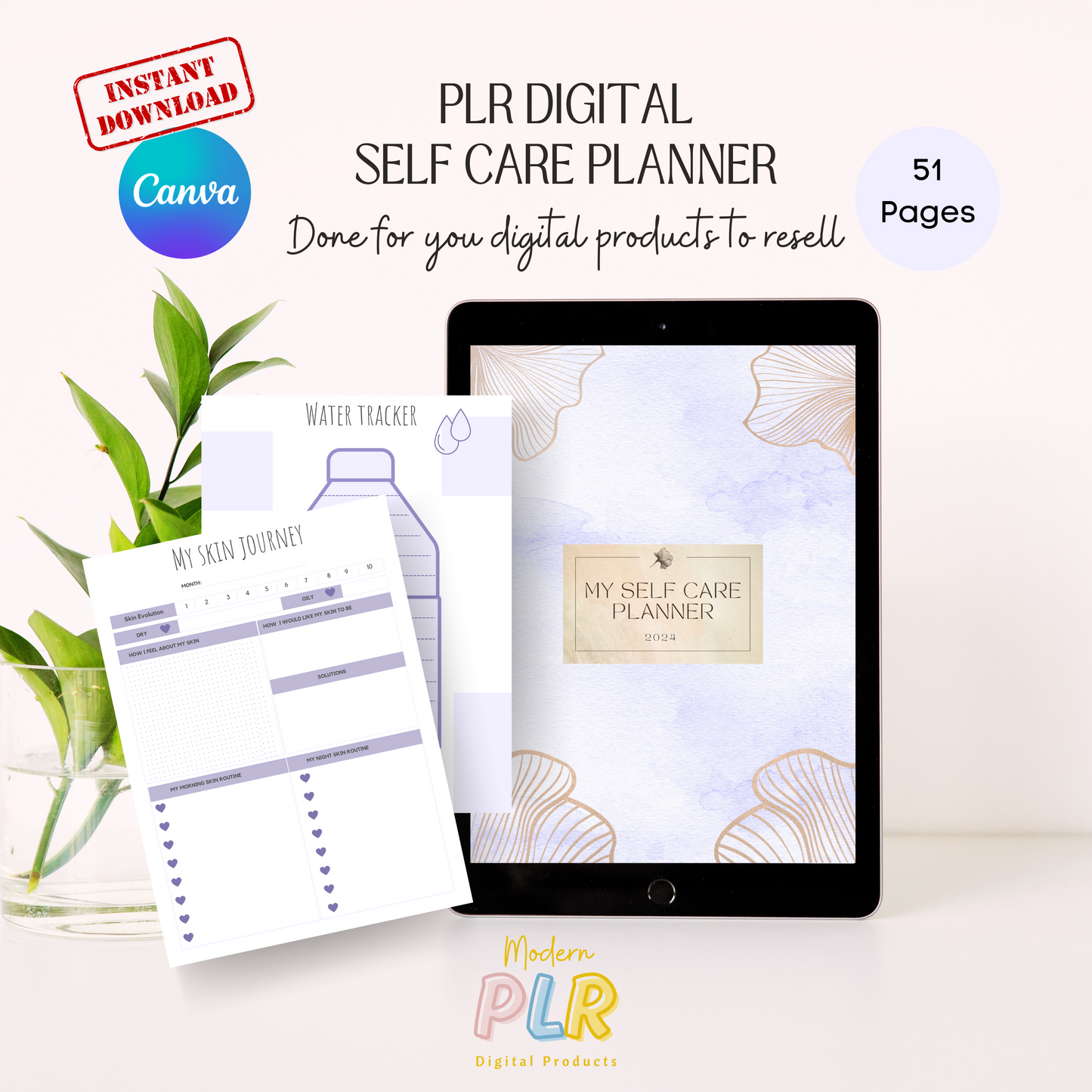 Self Care Planner PLR/MRR