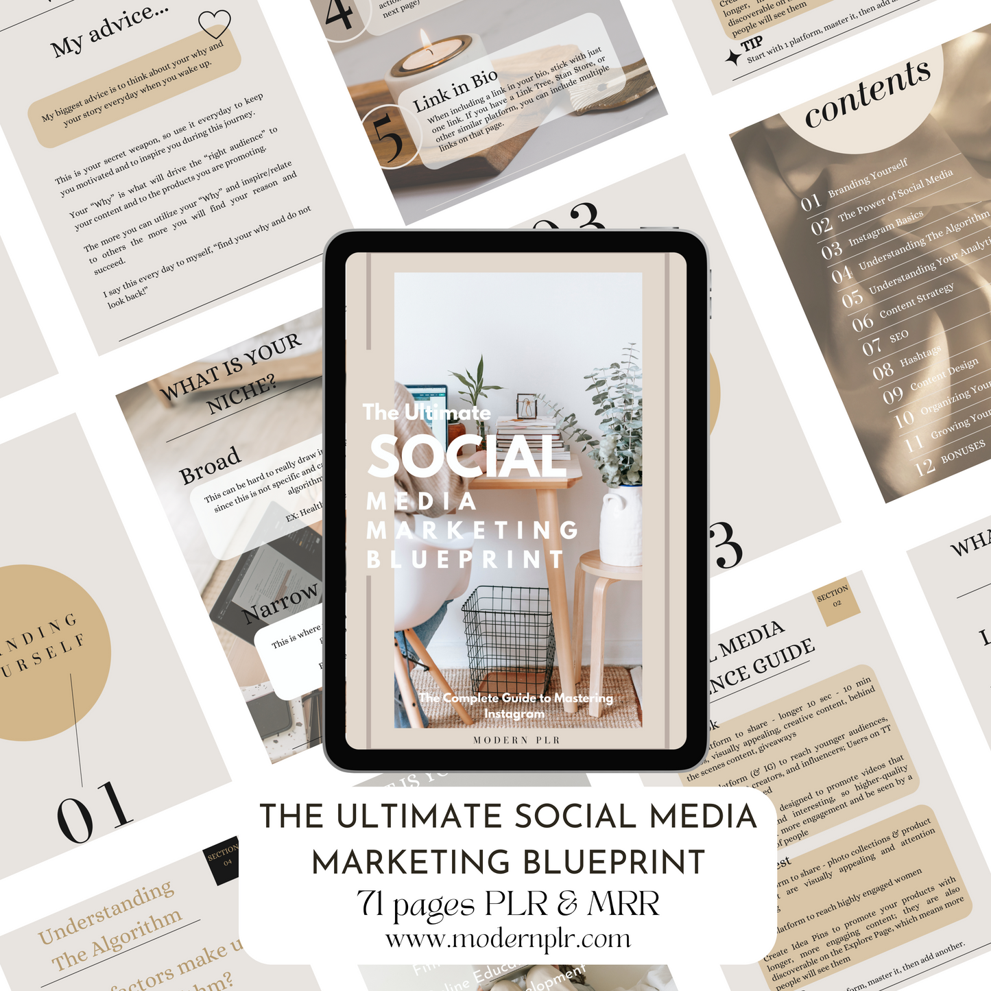 the ultimate social media marketing blueprint plr/mrr