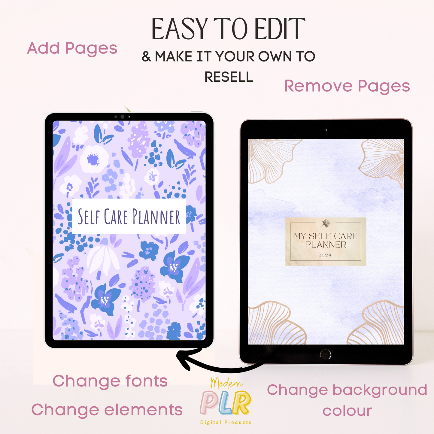 self care planner plr/mrr