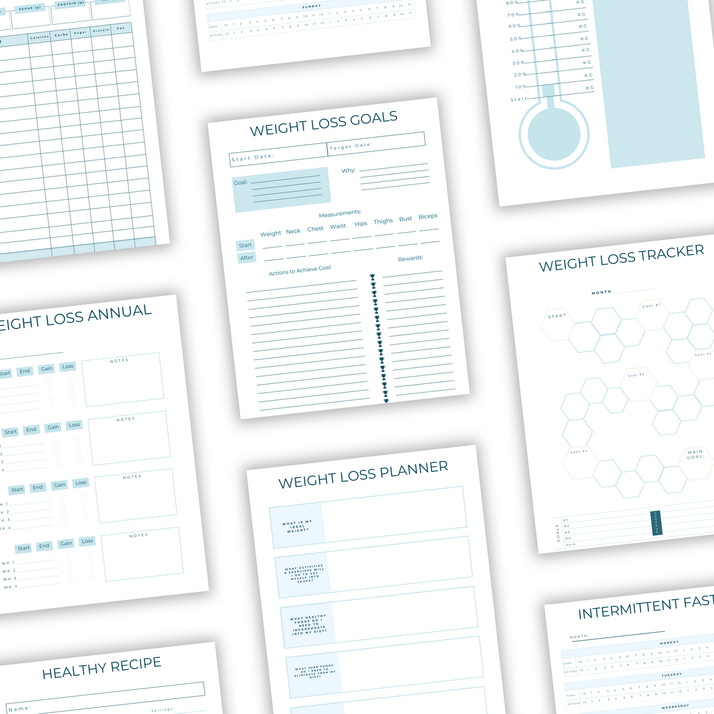 weight loss planner plr/mrr