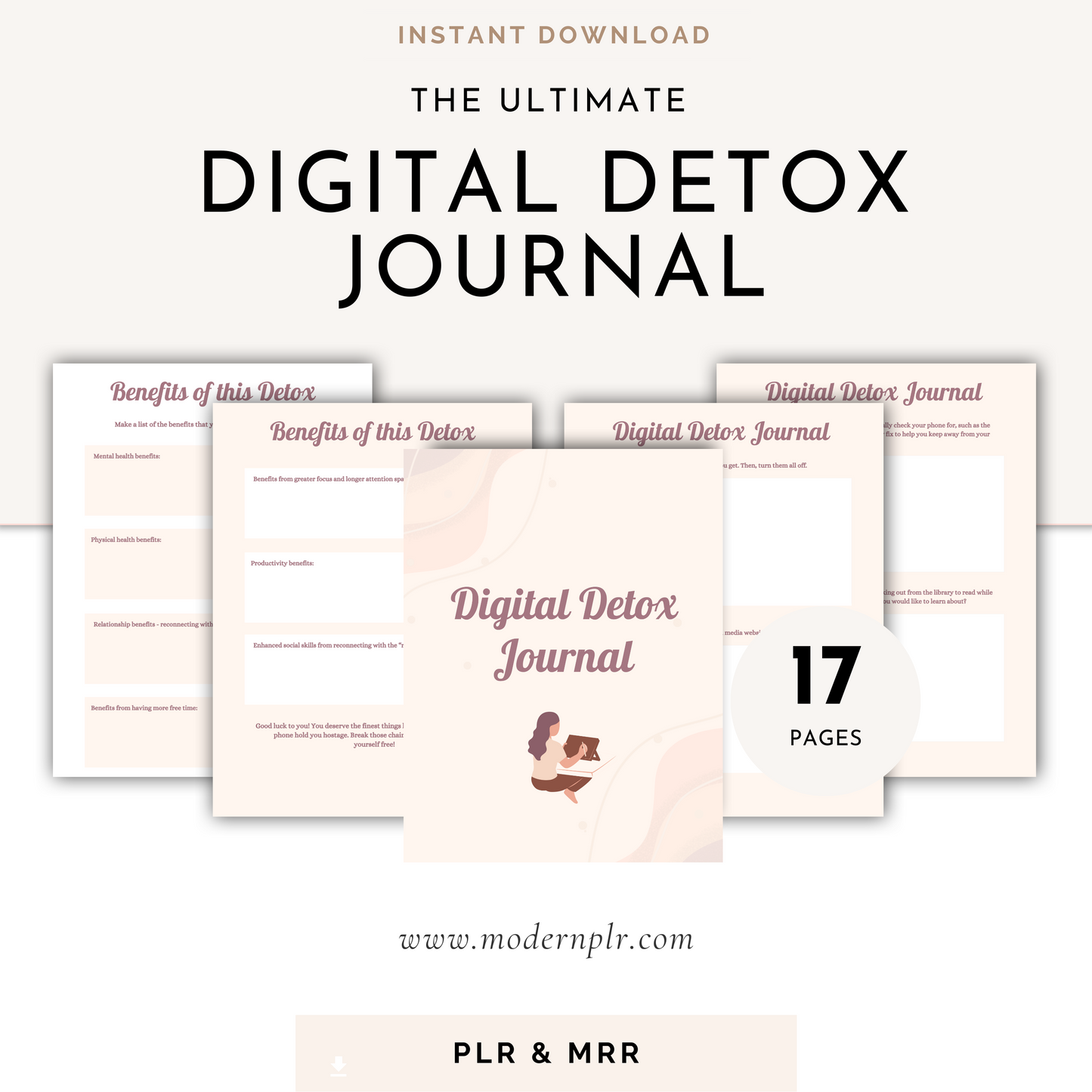 Digital Detox Journal PLR/MRR