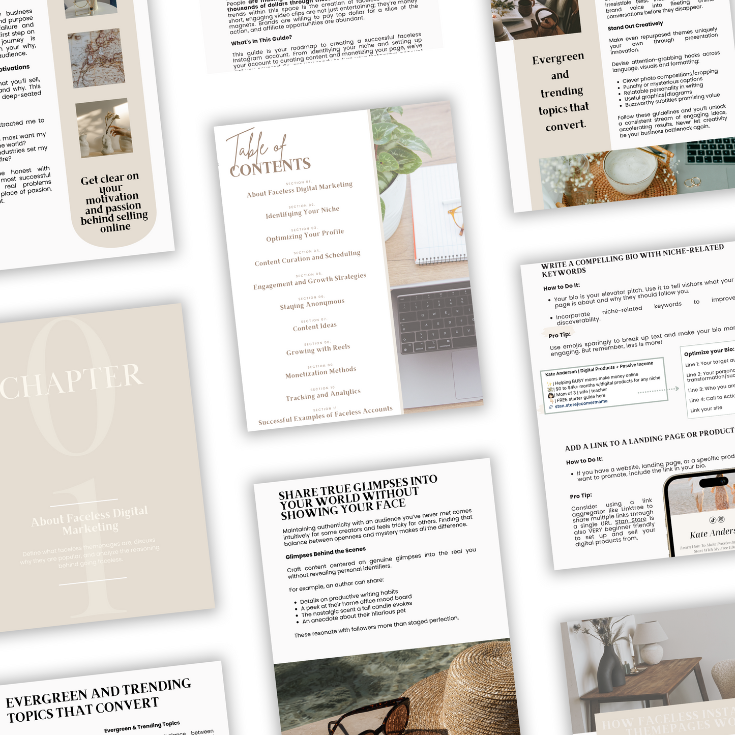 faceless marketing ebook plr/mrr