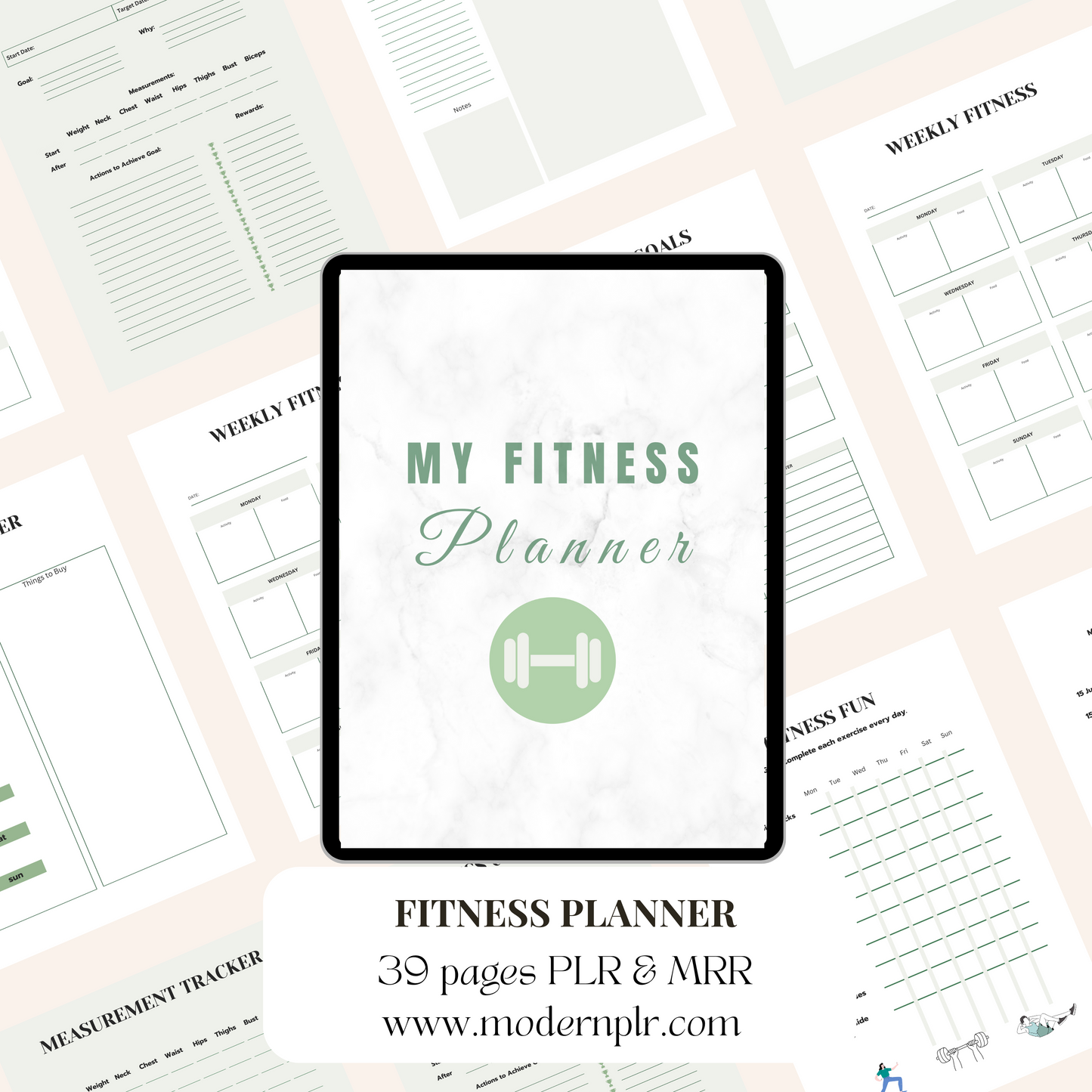 Fitness Planner PLR/MRR
