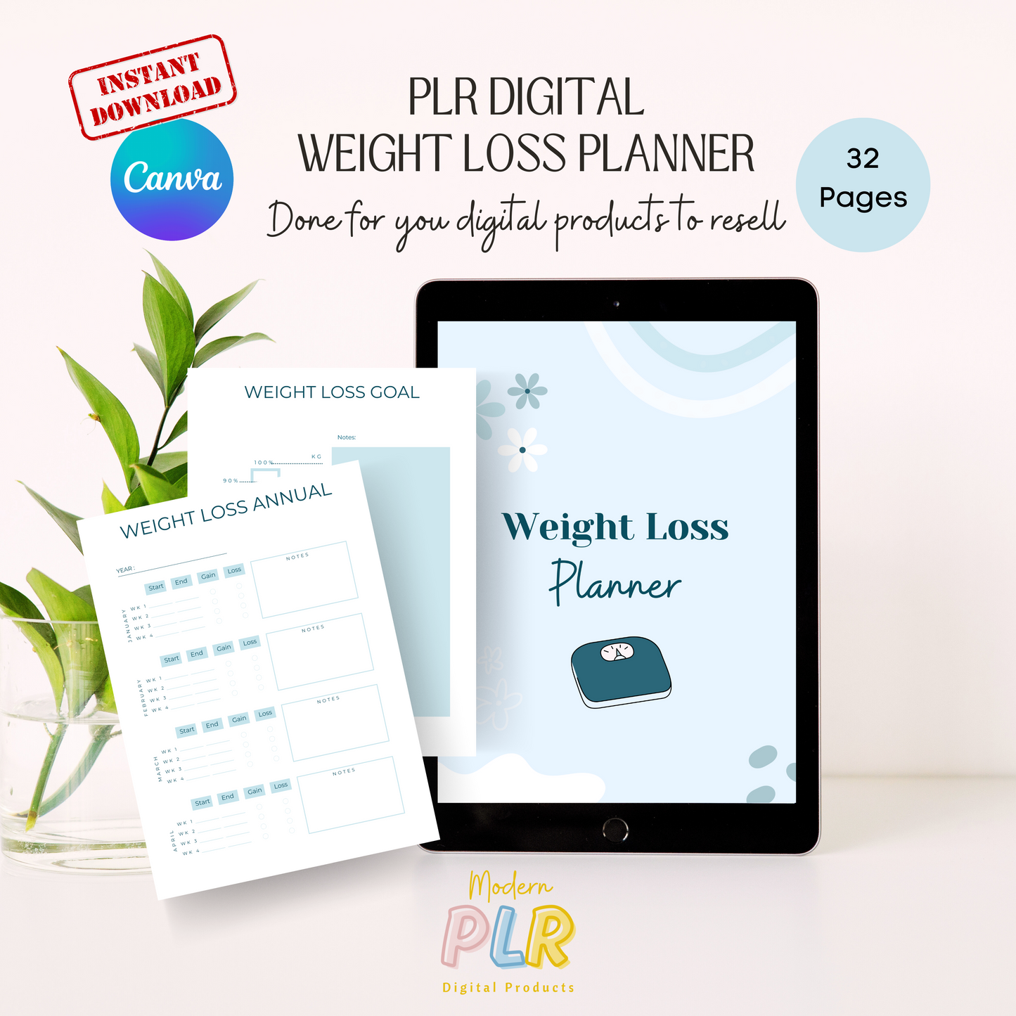 Weight Loss Planner PLR/MRR