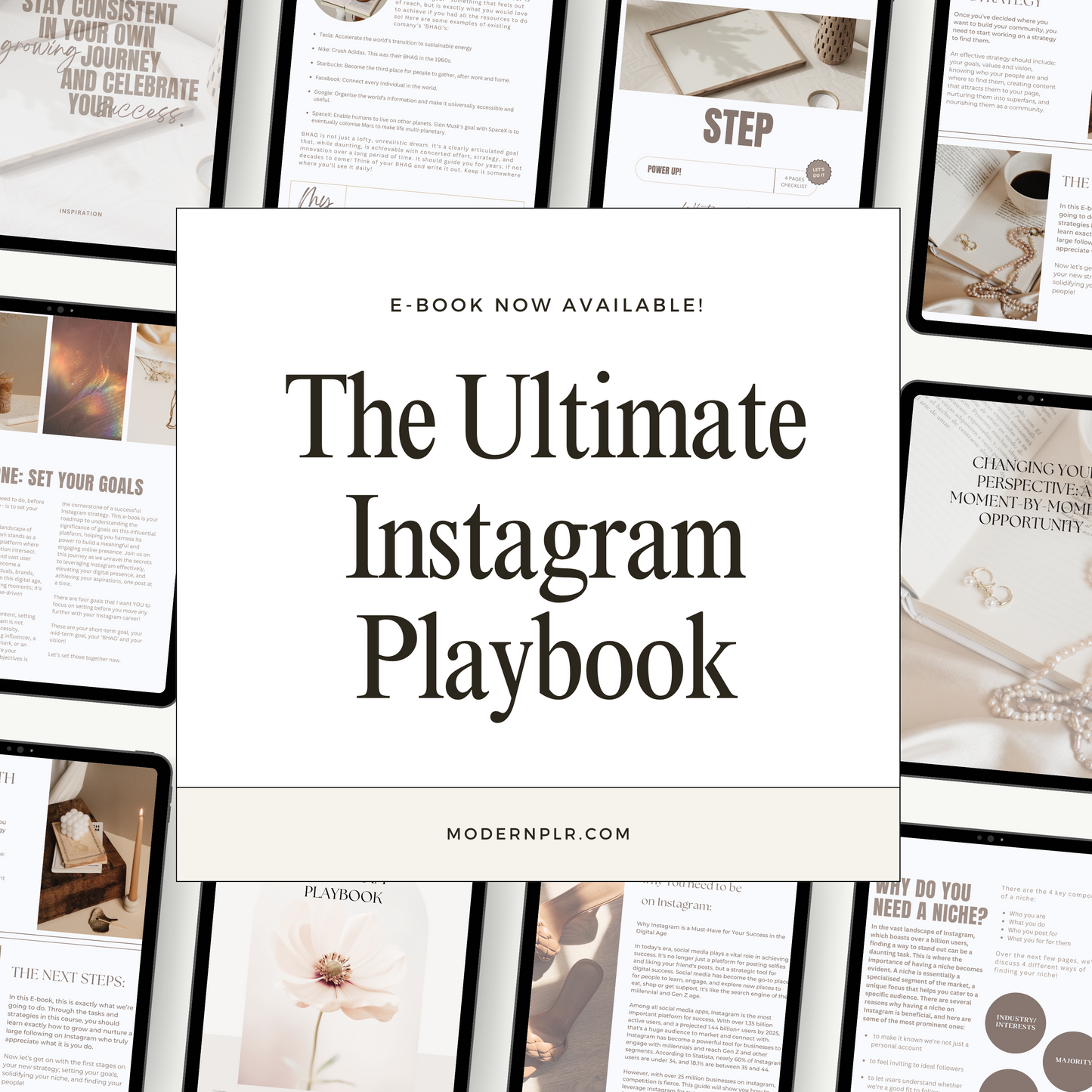 the ultimate instagram playbook plr/mrr