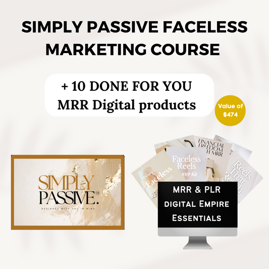 Simply Passive Digital Marketing Course Bundle MRR