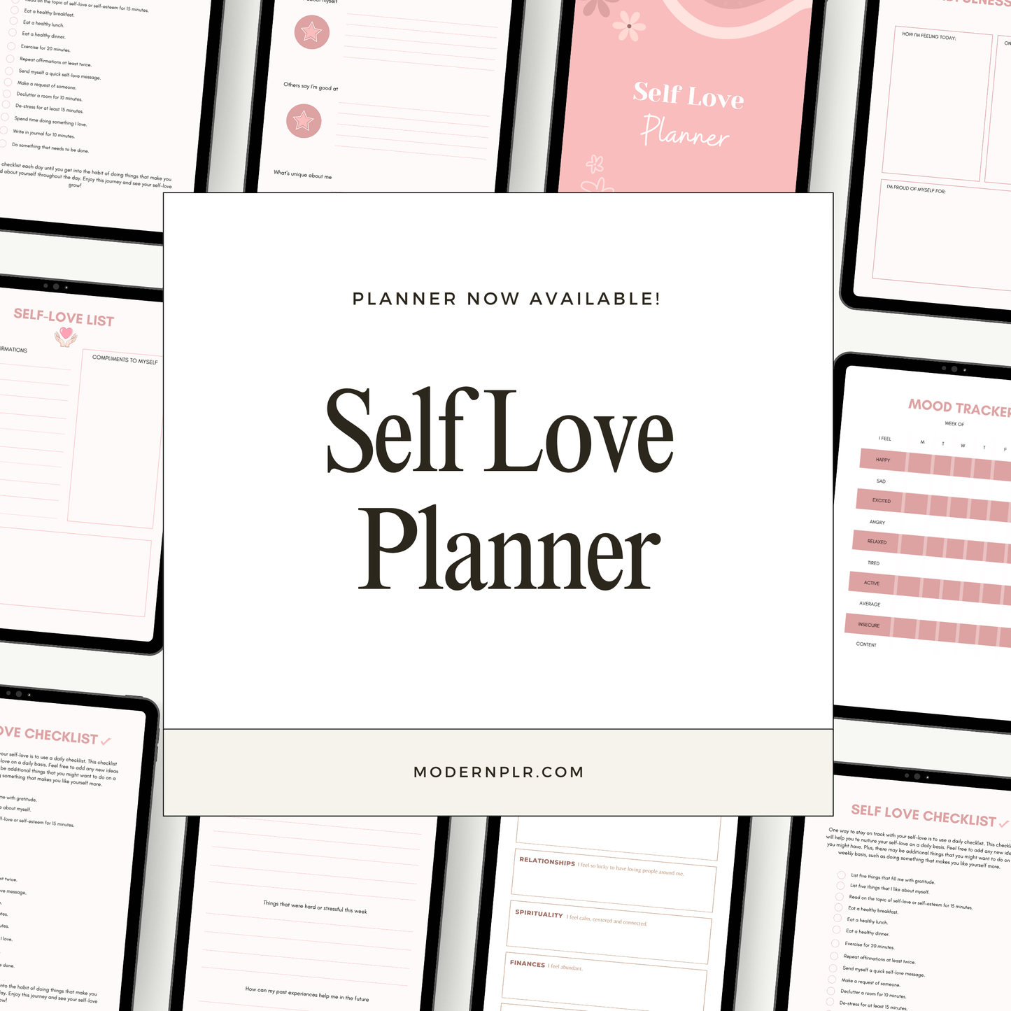 self love planner plr/mrr