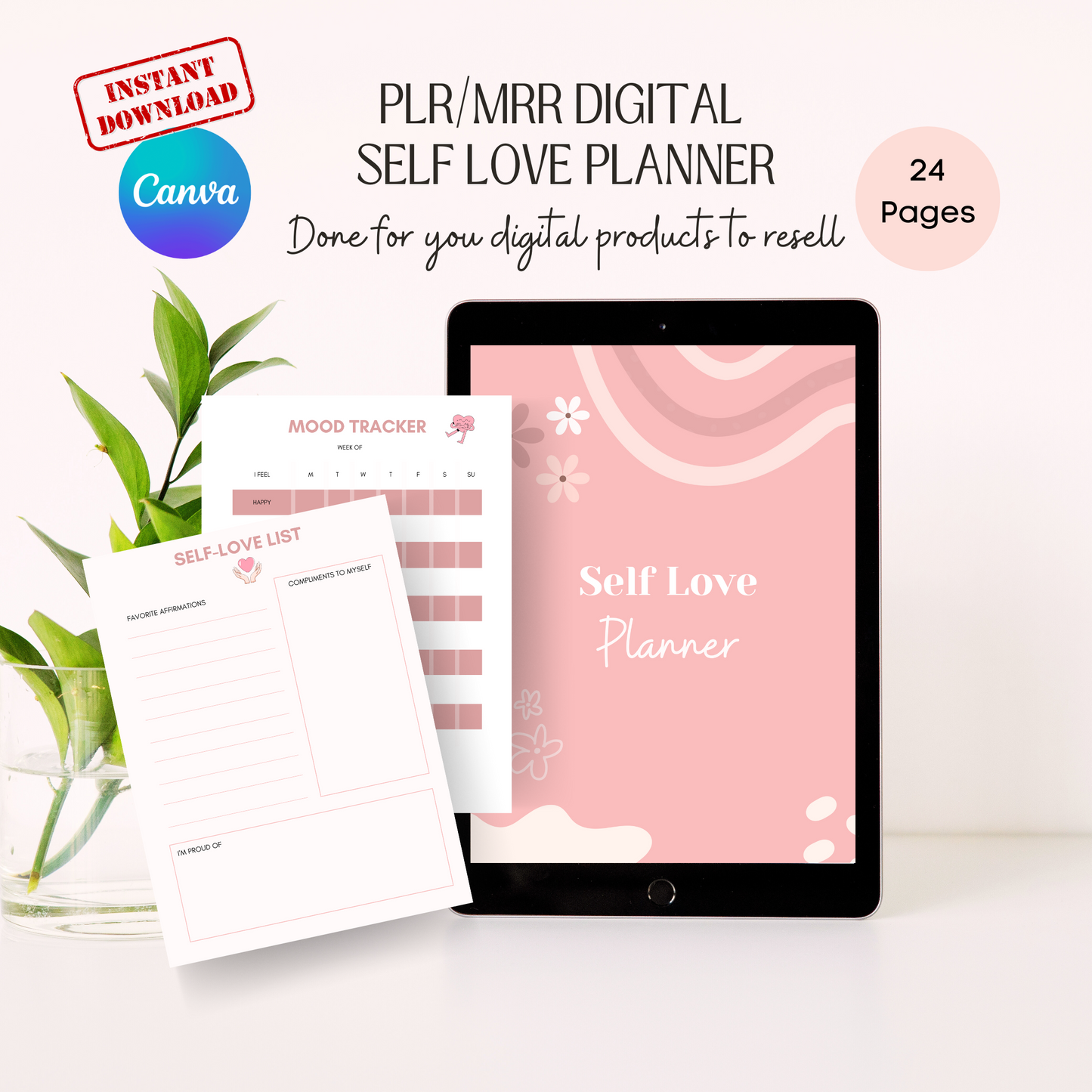 self love planner plr/mrr