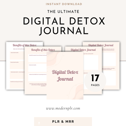 Digital Detox Journal PLR/MRR