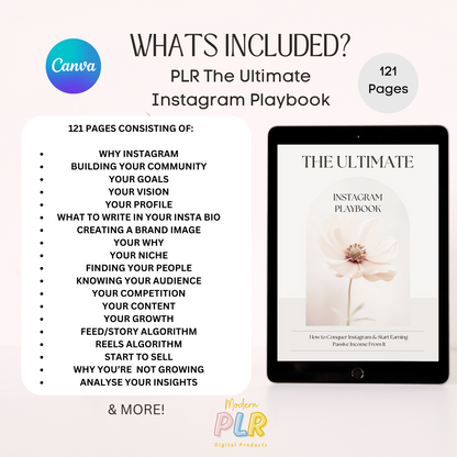 The Ultimate Instagram Playbook PLR/MRR