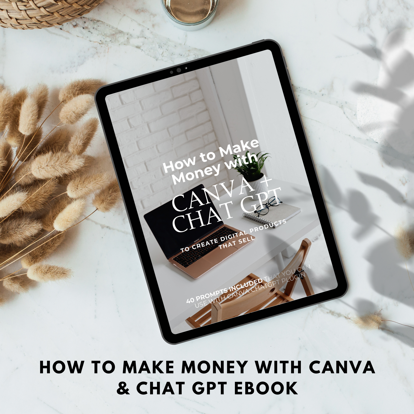 how to make money with canva + chat gpt plr/mrr