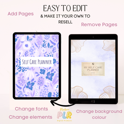 Self Care Planner PLR/MRR