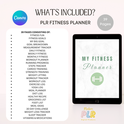 Fitness Planner PLR/MRR