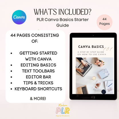 Canva Basics Guide PLR/MRR