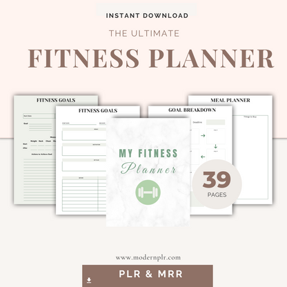 Fitness Planner PLR/MRR