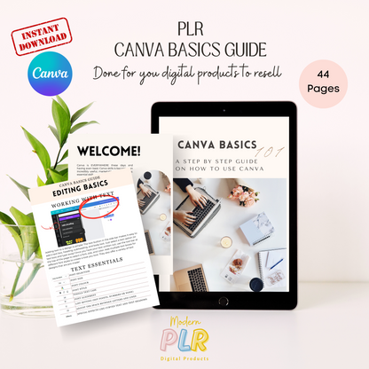 Canva Basics Guide PLR/MRR