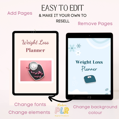 Weight Loss Planner PLR/MRR