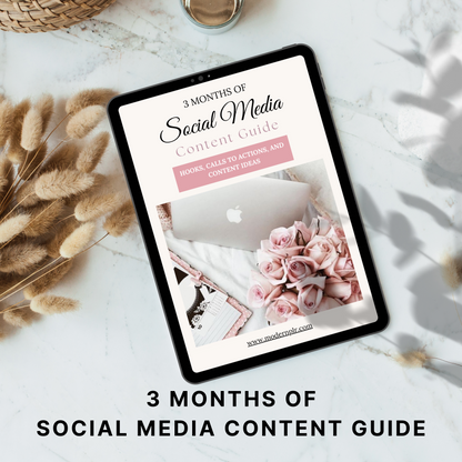 3 Months of Social Media Content PLR/MRR