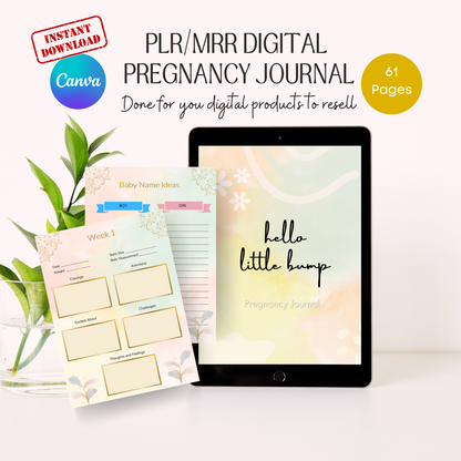 Pregnancy Journal PLR/MRR