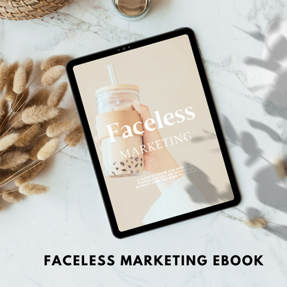 Faceless Marketing Ebook PLR/MRR