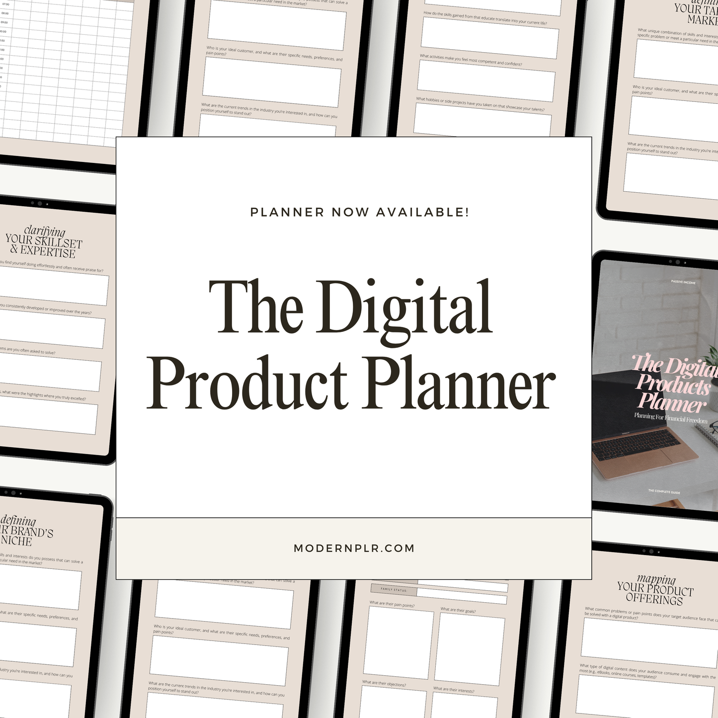 the digital product planner plr/mrr