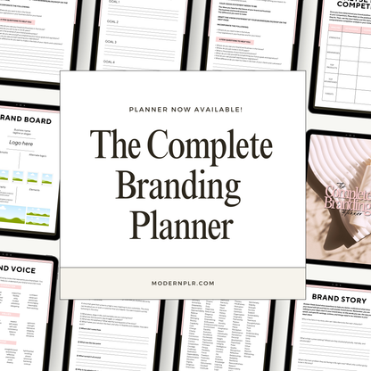 The Complete Branding Planner PLR/MRR