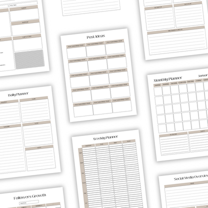 The Social Media Content Planner PLR/MRR